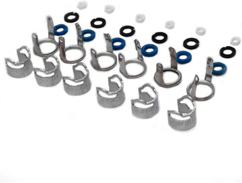 6pcs Fuel Injectors Seals Repair O-ring Kit 06E998907G Replacement For AUDI A4 A6 A8 2.8L 3.2L V6 in Saudi Arabia