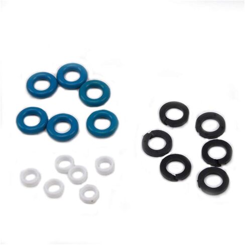 6pcs Fuel Injectors Seals Repair O-ring Kit 06E998907G Replacement For AUDI A4 A6 A8 2.8L 3.2L V6 in Saudi Arabia
