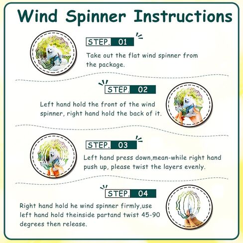 6 Pack 8 Inch Sublimation Wind Spinner Blanks,3D Aluminum Wind Spinners Hanging Wind Spinners for Yards & Gardens（Round） in Saudi Arabia