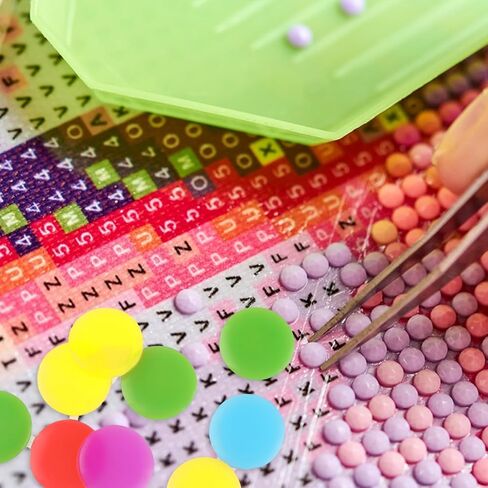 30PCS Diamond Art Wax, Diamond Art Tools and Accessories Wax for Diamond Art,10 Box Round Diamond Art Wax Refills Diamond Art Sticky Pads for Diamond Art Painting (5 Color) in Saudi Arabia