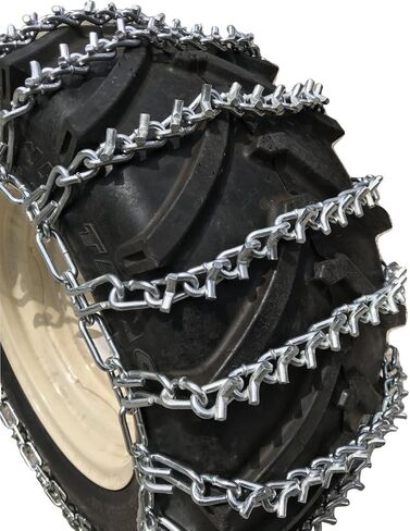 TireChain.com 4x8, 4.80 X 8 Heavy Duty V-BAR Tire Chains Set of 2 in Saudi Arabia