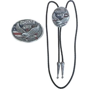 American Price Matching Belt Buckle and Bolo Tie