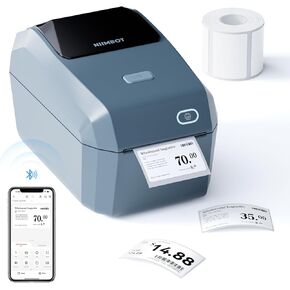 NIIMBOT Label Maker for Sticker Labels, K3 Label Printer Can Print Width 3.15 Inch Label Paper for Small Business and Home Office, Compatible with PC, 7 Android&3 iOS (White)