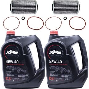 Edwards Full Synthetic Oil Kit fits Sea Doo BRP Oil Change Kit W/Filter & O Rings All 4-Tec GTX GTI RXP RXT 2 Pack