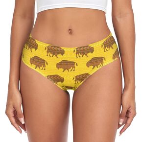 Underwear for Women's Panties Soft Breathable Hipster Bikini Briefs