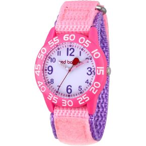 Ewatchfactory Red Balloon Kids' Plastic Time Teacher Analog Quartz Nylon Strap Watch