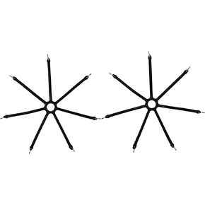 7-Arm Tire Tensioner 0217 - Spider Bungee Truck Snow ATV Tire Chain Adjuster 1 pairs Black