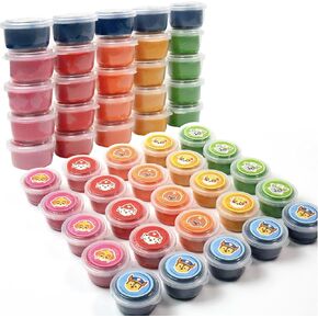 Paw Patrol Dough Party Pack, 25-Pack, Includes Colorful Paw Patrol Sensory Doughs, 6 Colors, 2 oz. Each, Reusable Paw Patrol Toys, Party Favors For Kids, Travel Toys, 3 Year Old Boy Toys, Sensory Play