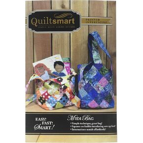 Midi Bag Fun Pack - Pattern and Printed Interfacing by Quiltsmart