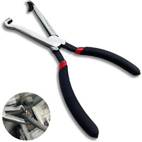 2024 Upgraded 37960 Electrical Disconnect Pliers, 8in Automotive Electrical Connector Disconnect Pliers Long Spark Plug Disassembly Pliers Electrical Connector Pliers for Car