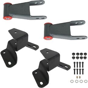 GXYWADY 4 Drop Kit Leveling Lowering Shackles Hangers Replacement for F150 F100 1973-1996