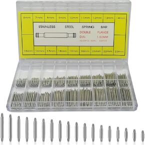 360Pcs 6-23mm Professional Watch Band Pin, Stainless Steel Watch Pin Spring Bar, Suitable for All Kinds of Watch Spring Bar