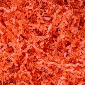 MagicWater Supply - 2 LB - Orange - Crinkle Cut Paper Shred Filler great for Gift Wrapping, Basket Filling, Birthdays, Weddings, Anniversaries, Valentines Day, and other occasions