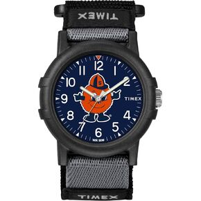Timex Unisex Collegiate Recruit 38mm Watch - Syracuse Orange Black Fabric Strap
