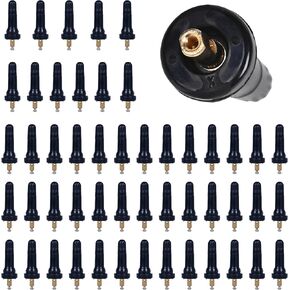 TPMS Snap-in Valve Stems Rubber Tire Valve Stems (50 PCS) Fit for Buick Cadillac Chevrolet Dodge Ford Jeep Etc. Replacement OE# 20008 20018