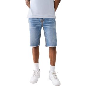 True Religion Men's Ricky Super T Short Flap 1/2" Raw Hem