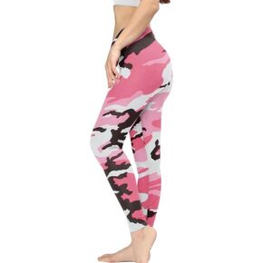 Irisjudy Women Full Length Leggings, Ethnic Geometric High Waist Stretchy Workout Tights, Ladybug Comfy Yoga Pants Plus Size
