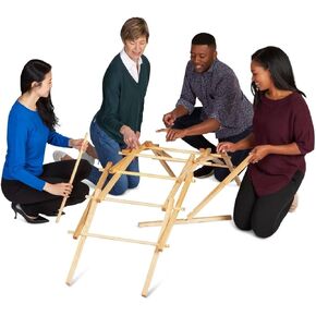 Trainers Warehouse The Davinci Bridge Team Challenge - DaBridge™ | A Fun Collaborative & Teambuilding Activity | Build a Collaborative Spirit | Perfect for Any Office or School Group