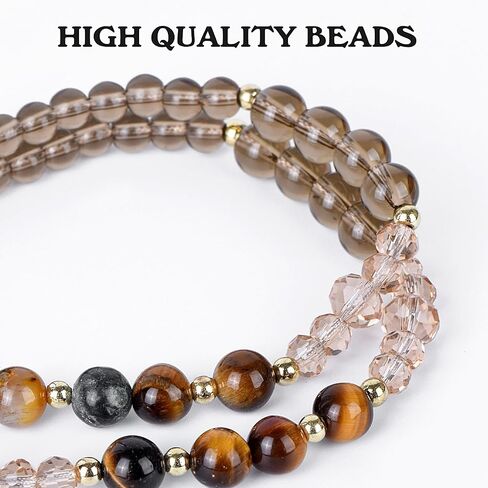 Lanyards for ID Badges and Keys,Natural Stone Beaded Teacher Lanyard,Retractable Cute women Lanyard for keys in Saudi Arabia
