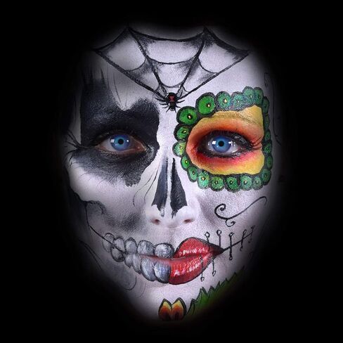 Voodoo Makeup x Micro-Mark Costume Makeup, Voodoo Blue, 2.9 g Pan in Saudi Arabia