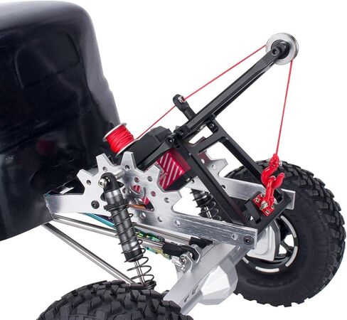 RC Winch/Servo Rescue Truck Tow Truck Crane Arm Wrecker DIY Tool 1/10 RC Crawler Car Axial SCX10 D90 TRX4 Capra LCG Chassis Part (A 5 in 1 Wrecker KIT) in Kuwait