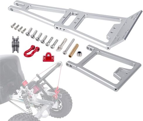 RC Winch/Servo Rescue Truck Tow Truck Crane Arm Wrecker DIY Tool 1/10 RC Crawler Car Axial SCX10 D90 TRX4 Capra LCG Chassis Part (A 5 in 1 Wrecker KIT) in Kuwait