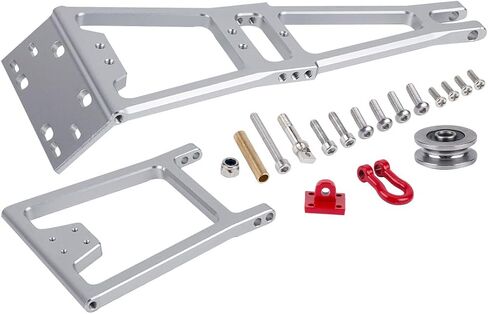 RC Winch/Servo Rescue Truck Tow Truck Crane Arm Wrecker DIY Tool 1/10 RC Crawler Car Axial SCX10 D90 TRX4 Capra LCG Chassis Part (A 5 in 1 Wrecker KIT) in Kuwait