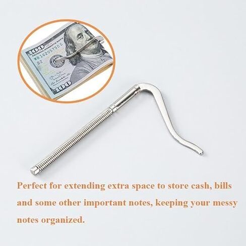 65mm Metal Spring Money Clip Insert Bar Wallet Clamp For Bifold Leather Purse Credit Card Holder 2-1/2" Long (Bronze) in Saudi Arabia