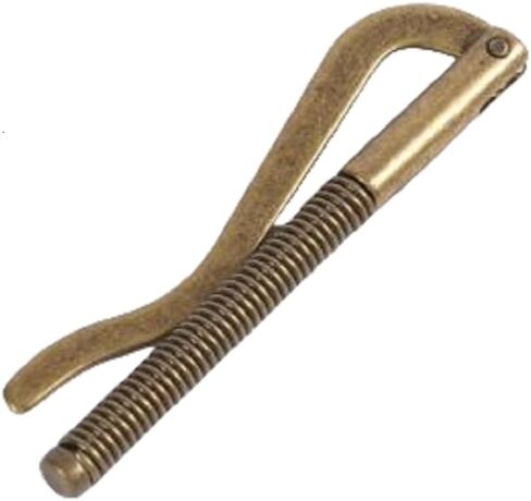 65mm Metal Spring Money Clip Insert Bar Wallet Clamp For Bifold Leather Purse Credit Card Holder 2-1/2" Long (Bronze) in Saudi Arabia