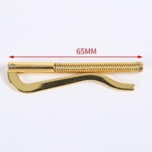 65mm Metal Spring Money Clip Insert Bar Wallet Clamp For Bifold Leather Purse Credit Card Holder 2-1/2" Long (Bronze) in Saudi Arabia