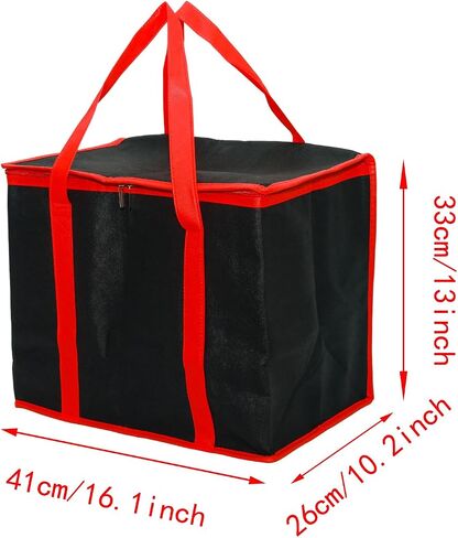 Lilaly Styrofoam Cooler Food Delivery Bag, Insulated Grocery Bags Insulated Cooler Bag for Hot or Cold Food Delivery, Groceries, Travel, Shopping in Saudi Arabia