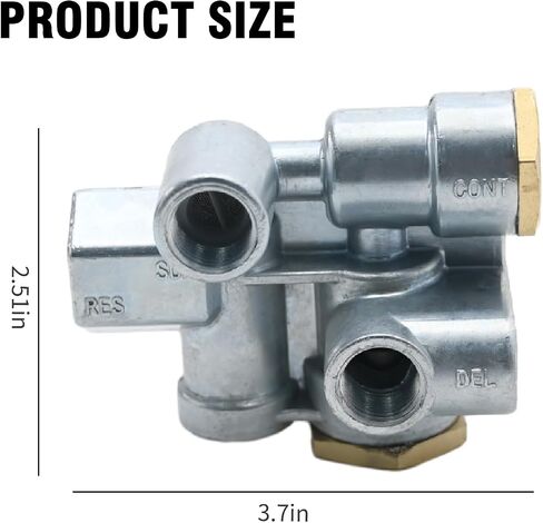 Trailer Spring Brake Control Valve 110500 Replacement for Sealco 110500X in Saudi Arabia