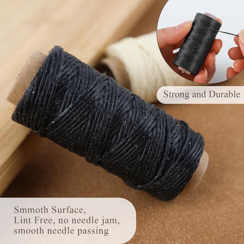 Lineco Waxed Genuine Linen Thread, 20 Yards, Pack of 3 Spools: Natural (BBHM208) in Saudi Arabia