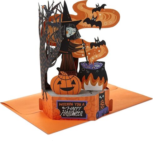 Hallmark Paper Wonder Pop Up Halloween Card (Witch's Cauldron) (799HEH4017) in Saudi Arabia
