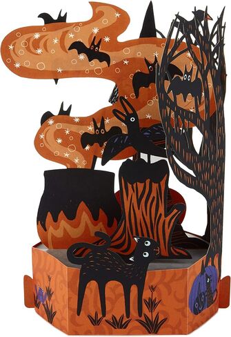 Hallmark Paper Wonder Pop Up Halloween Card (Witch's Cauldron) (799HEH4017) in Saudi Arabia
