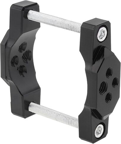 Windance 2pcs Motorcycle Bumper Clamp Bracket, Driving Fog Lights Holder, Auxiliary Lights Holder Bull Bar Mounting Bracket (Black, Large) in Kuwait