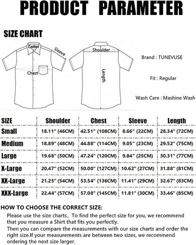 TUNEVUSE Mens Flower/Pineapple/Bird Print Hawaiian Short Sleeve Shirt Casual Button Down Tropical Shirt in Kuwait