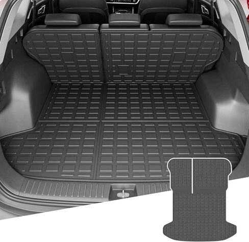 powoq Cargo Mat Compatible with 2023-2025 Kia Sportage Trunk Liner with Backrest Mat TPE Replacement for 2023-2025 Kia Sportage Accessories (Trunk Mat with Backrest Mat) in Saudi Arabia