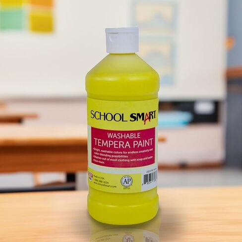 School Smart Washable Tempera Paint, Pink, 1 Pint Bottle in Saudi Arabia