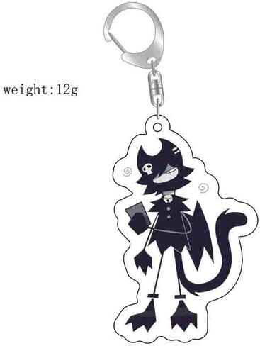 7PCS Fundamental Paper Education Keychain - Anime FPE Miss Circle Figure Keychain Merch in Saudi Arabia