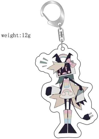 7PCS Fundamental Paper Education Keychain - Anime FPE Miss Circle Figure Keychain Merch in Saudi Arabia