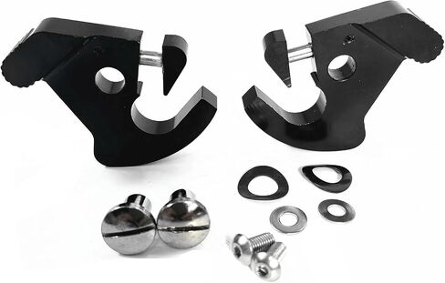 Black Mounting Luggage Rack Sissy Bar Docking Latch Clips Lock Fit for Harley Davidson Softail Sportster 883 Touring Road Glide Street Glide Road King Electra Glide CVO 1984-2023 in Saudi Arabia