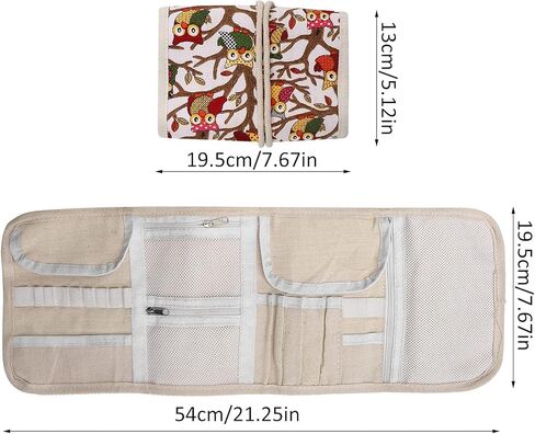 Knitting Bag, Knitting Needles Case Knitting Needles Crochet Hook Storage Bag Sewing Tool Accessories (Empty Bag - Elephant) in Saudi Arabia