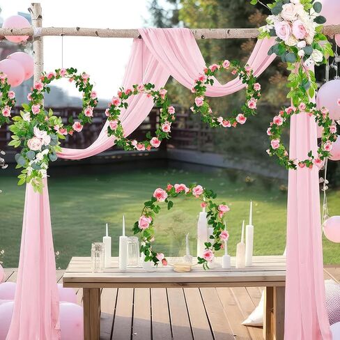AOBOPLE 35 Pack Bamboo Floral Hoops, 7 Size Wooden Wreath Rings Multi-Size Wooden Hoops for DIY Wedding Table Decor Dream Catcher and Wall Hanging Crafts (3, 4, 5,6, 7,8 Inch) in Saudi Arabia