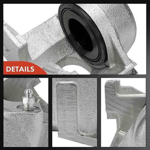 A-Premium Disc Brake Caliper Assembly Without Bracket Compatible with Ford F-150 F150 1986-1993, E-150 Econoline/E-150 Econoline Club Wagon 1986-1993, Bronco 1986-1993 - Front Right Passenger Side in Saudi Arabia