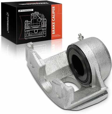 A-Premium Disc Brake Caliper Assembly Without Bracket Compatible with Ford F-150 F150 1986-1993, E-150 Econoline/E-150 Econoline Club Wagon 1986-1993, Bronco 1986-1993 - Front Right Passenger Side in Saudi Arabia