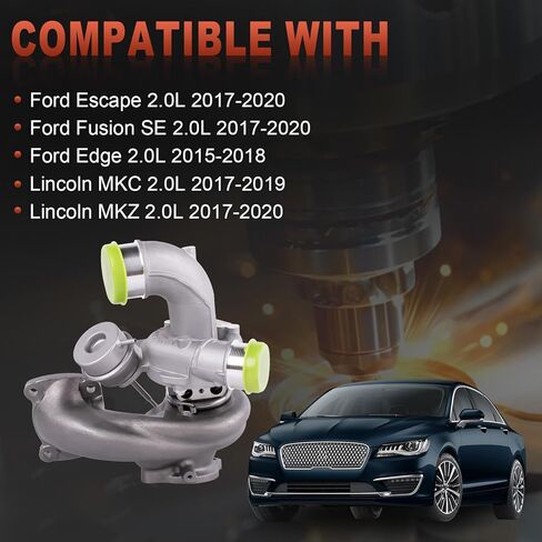 شاحن توربيني متوافق مع Ford Escape Edge Fusion Lincoln MKC MKZ 2.0 Turbo 2017-2020 استبدال 53039880416، 53039700416، F2GZ6K682C، F2GE9G438 in Kuwait