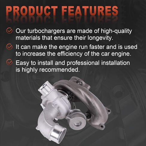 شاحن توربيني متوافق مع Ford Escape Edge Fusion Lincoln MKC MKZ 2.0 Turbo 2017-2020 استبدال 53039880416، 53039700416، F2GZ6K682C، F2GE9G438 in Kuwait