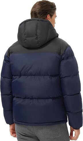 Pioneer Camp Men's Down Jacket 700 Fill Winter Insulated Puffer Jacket Waterproof Puffy Coat with Hood in Kuwait