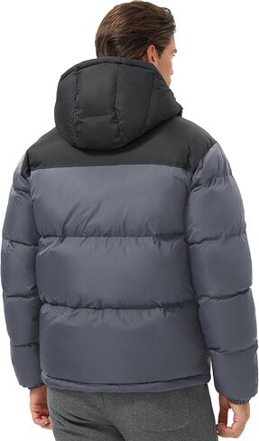 Pioneer Camp Men's Down Jacket 700 Fill Winter Insulated Puffer Jacket Waterproof Puffy Coat with Hood in Kuwait